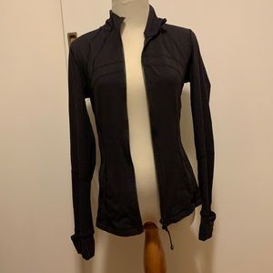 Black LuluLemon Define yoga  jacket.